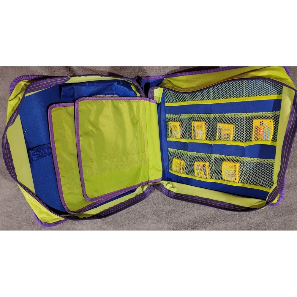 LeapFrog My First LeapPad carrying case/storage case, Books & Cartridges Lot - Picture 2 of 16